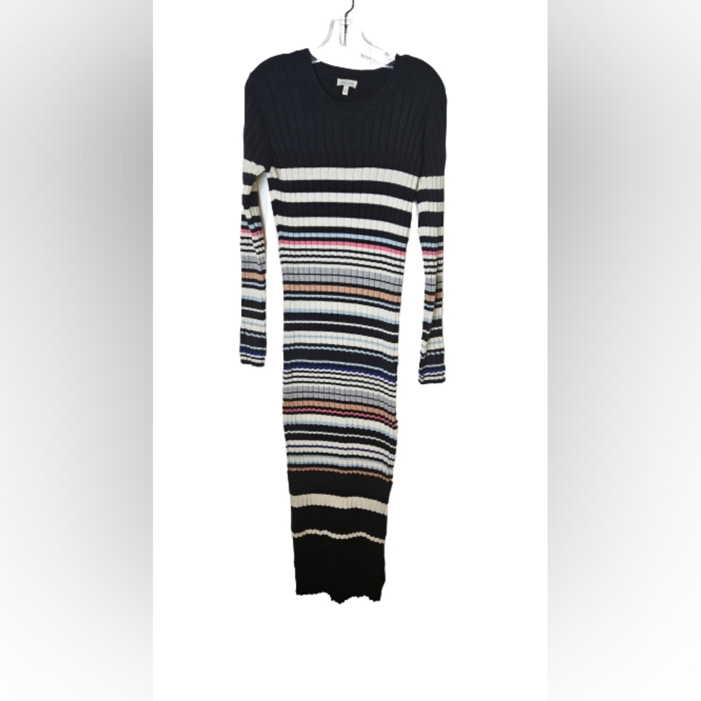 Ella Moss Women Multicolor Stripe Knit Dress Size XL